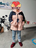 駱駝沖鋒衣男女款三合一可拆登山外套118童話(huà)粉/深藍，女L 曬單實(shí)拍圖