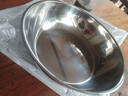 【不銹鋼】和面盆廚房烘焙家用火鍋盆洗菜打蛋湯鍋盆醒面盆料理盆 32cm【熱賣(mài)款】不銹鋼 和面盆 曬單實(shí)拍圖
