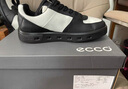 愛(ài)步（ECCO）*板鞋男鞋 休閑板鞋圓頭厚底休閑鞋男明星同款 街頭720 520814 HL 黑色/白色52081450669 41 曬單實(shí)拍圖