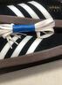 adidas「T頭鞋」STADT經(jīng)典時尚薄底運動板鞋男女阿迪達斯三葉草   黑色/漢玉白/淺猩紅   41 曬單實拍圖