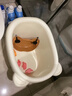 日康（rikang） 浴桶嬰兒洗澡盆兒童洗澡桶泡澡桶游泳桶 米色+小熊水舀 曬單實(shí)拍圖