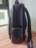 COUBER.G品牌商務(wù)雙肩包男柔軟牛皮15.6英寸電腦包輕便通勤大容量背包男 商務(wù)黑 29cm*16cm*43cm【20L】 曬單實(shí)拍圖