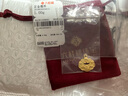 六桂福珠寶黃金吊墜平安如意鎖包足金999.9長(cháng)命鎖送女友送寶寶生日禮物 5.0g 曬單實(shí)拍圖