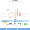 HD LED智能AI語(yǔ)音餐吊燈 北歐輕奢現代簡(jiǎn)約大氣創(chuàng  )意餐廳吊燈包安裝 曬單實(shí)拍圖
