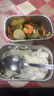 小熊（Bear）電熱飯盒 加熱飯盒 保溫飯盒可加熱 雙層四膽辦公室蒸煮熱飯神器可預約上班族加熱便當盒DFH-G16W7 曬單實(shí)拍圖