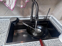 好太太家寶系列廚房水槽小米粒大單槽多功能洗碗洗菜一體盆304不銹鋼洗菜池 75*45 【5.0加厚】納米抗菌 曬單實(shí)拍圖