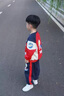 鄰家米其童裝男童套裝秋裝長(cháng)袖奧特曼1-4-8歲兒童寶寶春秋季男孩3小孩衣服 XT4309（春秋款）-藏青 110 碼/身高110cm左右（3-4歲） 曬單實(shí)拍圖