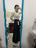 太平鳥女裝長(zhǎng)款高級(jí)半身裙夏女氣質(zhì)魚尾裙時(shí)尚優(yōu)雅半身裙簡(jiǎn)約通勤 黑色 M 曬單實(shí)拍圖