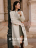 香影【100%純羊毛】雙面呢羊毛大衣女2025冬季新款白色毛呢外套 鷺白 L 165/88A/110-125斤 曬單實(shí)拍圖