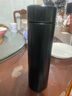 炊大皇 保溫杯 316L醫用級不銹鋼茶水分離商務(wù)便攜保溫杯 黑色 490ml 曬單實(shí)拍圖