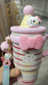 熊哲察哈嘍keiti周邊水杯HelloKitty大容量卡通保溫杯女生ins辦公室吸管 粉+粉蝴蝶結+擺件+清洗具+鑰匙扣掛件 迷你小帽子冰霸杯-600ML 曬單實(shí)拍圖