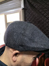GLO-STORY帽子男 戶(hù)外休閑加厚保暖中老年人護耳帽 MMZ744134 黑色 曬單實(shí)拍圖