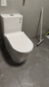 九牧（JOMOO）11322-2-2/31KB-1抗菌一級水效大沖力馬桶虹吸式加坐便器305坑距 曬單實(shí)拍圖