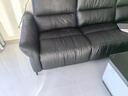M&D CASA黑松露真皮沙發(fā)頭層牛皮意式客廳2025新款電動(dòng)功能沙發(fā)直排MD沙發(fā) 墨翠黑|半青皮|四人位3.16m 57cm 座深+德國OKIN電機+實(shí)木框架 曬單實(shí)拍圖
