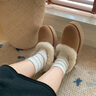 UGG【雙11搶先購】秋季新款女士厚底懶人毛毛鞋 1166733CHE|栗色39 曬單實(shí)拍圖
