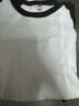 優(yōu)衣庫(kù)女裝柔軟羅紋撞色圓領(lǐng)T恤/長(zhǎng)袖插肩袖內(nèi)搭25秋冬新款481438 58 深綠色 M /160/84A 曬單實(shí)拍圖