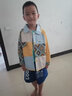 G.DUCKKIDS小黃鴨男童外套春秋裝2025新款男孩夾克衫韓版寶寶襯衫兒童秋上衣 藍色外套 100 (建議90-98cm 2-3周歲） 曬單實(shí)拍圖