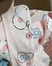 南極人兒童睡衣女童純棉睡衣小女孩春夏季家居服套裝粉色小花120 曬單實(shí)拍圖