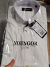 雅戈爾（YOUNGOR）長(cháng)袖襯衫男純色DP免燙襯衫棉質(zhì)面料抗皺易打理新品 VLDP12134BJA白色 39 曬單實(shí)拍圖