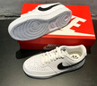 耐克男子透氣平底運動鞋冬季板鞋NIKE COURT VISION LOW DH2987 101白色/黑/白色 42 曬單實拍圖