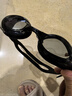 英發(fā)（YINGFA）泳鏡 高清防霧防水舒適訓(xùn)練平光大鏡框護(hù)目成人男女游泳眼鏡 黑色 曬單實(shí)拍圖