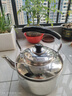 韓笑加厚食品級316不銹鋼明火燒水壺燃氣灶用大容量熱水壺茶壺 約裝10斤水-鳴音水壺 6L 曬單實(shí)拍圖