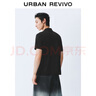 UR夏季新款男裝簡(jiǎn)約polo領(lǐng)棉質(zhì)短袖馬球衫UMB450030 正黑 S 曬單實(shí)拍圖