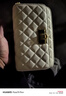 CHARLES&KEITH經(jīng)典菱格鏈條小方單肩斜挎包包女包生日禮物CK2-70160131 Cream奶白色 小包 曬單實(shí)拍圖