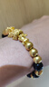 羅威寶格3d硬金足金999貔貅寶寶黃金轉運珠男女款DIY金配件手繩送女友禮物 貔貅寶寶約0.35g支持多退少補 曬單實(shí)拍圖
