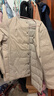 無(wú)印良品（MUJI）女式 輕量羽絨便攜式 無(wú)領(lǐng) 夾克 羽絨服女款  淺米色5A M 曬單實(shí)拍圖