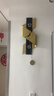 文蘊客廳掛鐘現代簡(jiǎn)約大氣家用時(shí)尚石英鐘餐廳輕奢創(chuàng  )意立體免打孔鐘表 黑金色：24*80.5cm 曬單實(shí)拍圖
