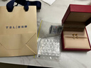 謝瑞麟（TSL）新年禮物黃金耳釘足金5G工藝三葉草耳飾女款XL357 約0.95g 曬單實(shí)拍圖