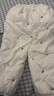 乖奇熊男女童寶寶三防羽絨褲秋冬季兒童加厚保暖長(cháng)褲嬰幼兒新年外出褲子 奶油白/幾何圖案 90 曬單實(shí)拍圖