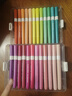 真彩直液式丙烯馬克筆軟頭水彩筆小學(xué)生美術(shù)專(zhuān)用不透色可疊色彩筆兒童無(wú)毒可水洗幼兒園48色丙烯馬克筆 48色【無(wú)毒可洗  智能控墨】 曬單實(shí)拍圖