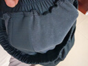 ASK JUNIOR兒童褲子男秋冬中大童六防復合跑步運動(dòng)褲束腳長(cháng)褲衛褲 藏青 170  曬單實(shí)拍圖