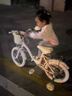 麥斯卡x迪士尼兒童自行車(chē)女童3-6-12歲男孩7腳踏折疊8小孩學(xué)生單車(chē)禮物 【小熊】+折疊+后座+暴君輪+禮包 14寸 曬單實(shí)拍圖