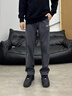 菲世登褲子男款秋冬季萊賽爾天絲男士休閑褲仿牛仔直筒寬松闊腿褲男長(cháng)褲 【單件】摩登灰 XL 【推薦體重125-150斤】 曬單實(shí)拍圖