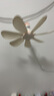 祥瓏夏天客廳墻上小型小風(fēng)扇學(xué)生宿舍廚房辦公室家用電風(fēng)扇衛生間壁扇 米白七葉壁扇（升級款）+3米延長(cháng)線(xiàn) 曬單實(shí)拍圖