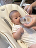 mommark寶寶餐椅尿布臺可坐躺兒童椅子學(xué)坐椅吃飯桌椅0-6歲 8合1養娃神器 【輕奢款】白P（萬(wàn)向輕音輪） 曬單實(shí)拍圖