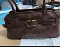 CHARLES&KEITH25秋新品腰帶式設計長(cháng)柄腋下包斜挎包生日禮物CK2-20271613 Distressed Coffee咖啡色 M 曬單實(shí)拍圖