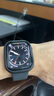 Apple/蘋(píng)果 Watch Series 10 智能手表GPS款42毫米亮黑色鋁金屬表殼黑色運動(dòng)型表帶S/M MX1M3CH/B 曬單實(shí)拍圖