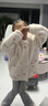 戴維貝拉（DAVE＆BELLA）兒童連帽外套冬裝毛絨女童棉服新款小童上衣女寶寶棉衣童裝 彩色圓點(diǎn)【現貨】 140 cm（建議身高130-140cm） 曬單實(shí)拍圖