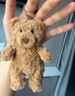 Jellycat毛絨玩具禮物娃娃巴塞羅那熊毛絨小熊鑰匙扣掛件掛飾包包可愛(ài)超軟 小熊掛件+禮袋 曬單實(shí)拍圖