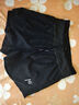 王后衛4英寸水溶紗跑步短褲男帶內襯可放手機馬拉松速干運動(dòng)吸濕速干褲 WHW02-黑色 XL （120-140斤） 曬單實(shí)拍圖