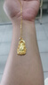 中國黃金（CHINA GOLD）黃金吊墜觀(guān)音菩薩佛像男士足金轉運平安符金掛墜送父親長(cháng)輩禮物 足金觀(guān)音吊墜（約4.6g） 曬單實(shí)拍圖