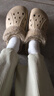 卡駱馳（CROCS）秋冬新品休閑鞋秋冬洞洞鞋貝雅暖絨暖棉|206633 冬日白-11S (建議買(mǎi)大一碼) 37 /38(230mm) 曬單實(shí)拍圖