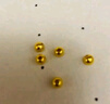同心鳳足金999黃金散珠手鏈純金重工古法小金珠子轉(zhuǎn)運(yùn)珠隔珠手串金鏈子 0.8g,4mm光珠-4顆 曬單實(shí)拍圖