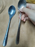 半物生活純鈦勺子高顏值湯勺戶(hù)外餐勺兒童家用吃飯勺耐高溫調羹湯匙咖啡勺 曬單實(shí)拍圖
