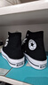 匡威（Converse）官方All Star Lift女高幫帆布經(jīng)典厚底鞋黑色560845C 560845C/黑色 37 曬單實拍圖