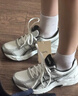亞瑟士ASICS女鞋網(wǎng)面跑鞋百搭緩震運動(dòng)鞋透氣跑步鞋 GEL-CONTEND 4 白色/銀色 38 曬單實(shí)拍圖